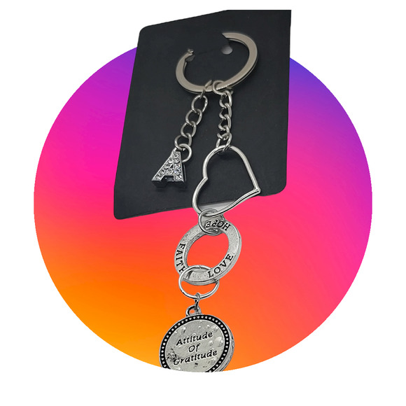 NA Narcotics Anonymous tree of life, gold live your dream keychain! Free goodie - Picture 4 of 6